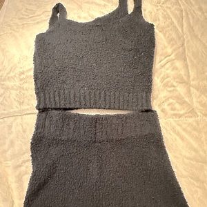Skims cozy knit tank and short